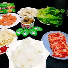 将全部食材准备好