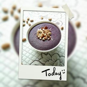 紫薯里有淡淡的奶香，非常美味！