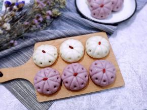 成品！简单又漂亮的豆沙包！