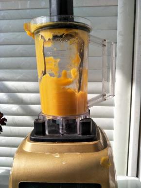 放凉后用破壁机打成泥状