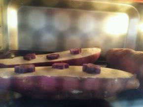 上下管200度烤30分钟即可。