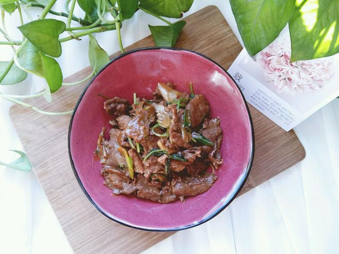 葱香炒牛肉