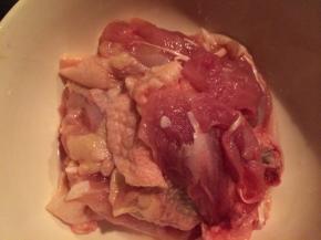 前一天晚上把大鸡腿去骨