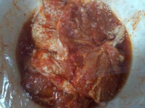 拌好后腌过一晚