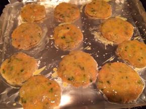 表面涂上鸡蛋液