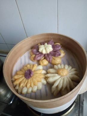 蒸好后的是不是好漂亮