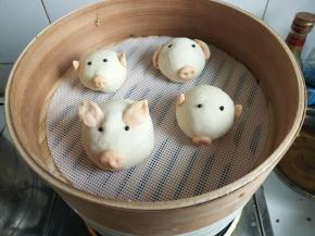 全部做好入蒸笼