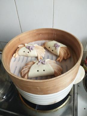 全部放在蒸笼里大火蒸二十分钟即可