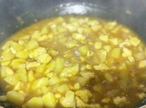 约15分钟，土豆鸡胸肉都熟了。