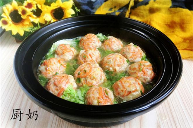 胡萝卜肉丸子
