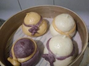 加盖大火蒸二十分钟