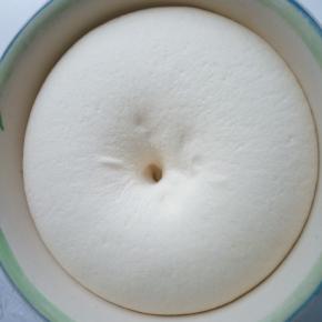 温暖处密封发酵至两倍大