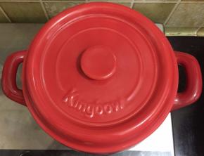 盖上锅盖让余热把葱焗熟即可