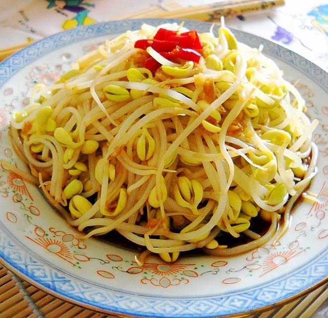 香辣爽口豆芽