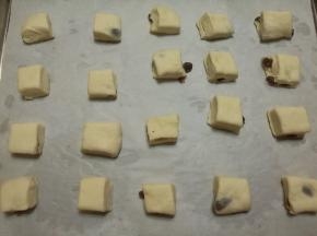 排入烤盘。