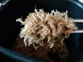 肉松已经差不多好了。