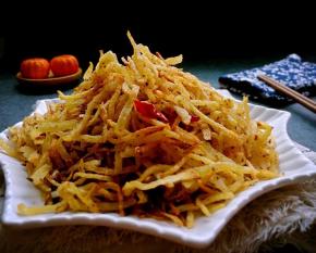 成品！干煸土豆丝！