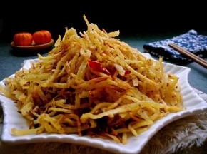 成品！干煸土豆丝！