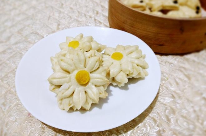 太阳花馒头
