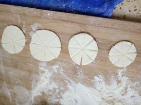 圆面片切成这种痕迹