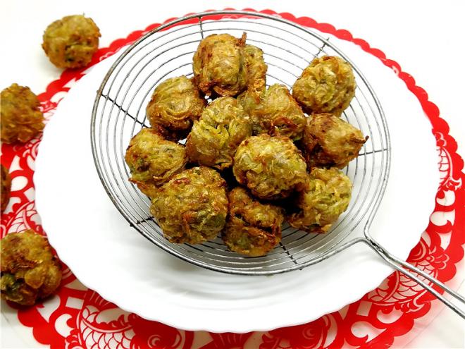 油炸青萝卜丸子