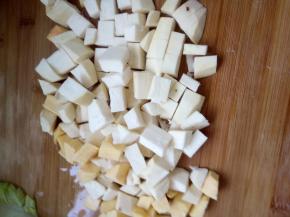 红薯切块