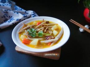 天冷来一碗热气腾腾的莜麦面鱼儿吧！