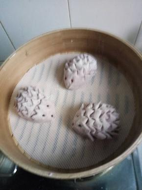 全部做好放入蒸笼