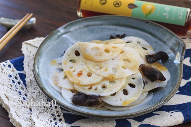 酸甜柚子拌藕片