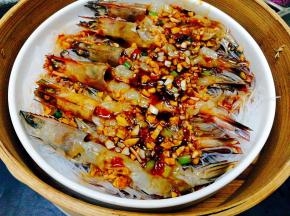放上蒸笼里