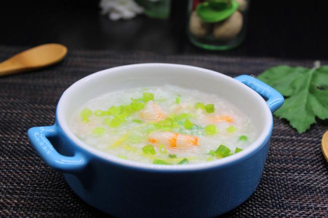 鲜甜海鲜虾粥