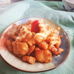 好了，热个面包，开始午餐