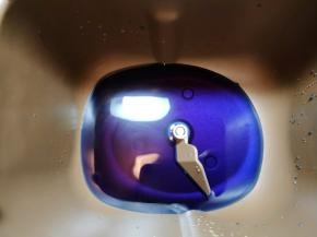 放凉后取蝶豆花水190克加入面包机。