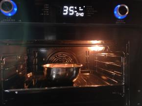 温度35度，时间40分钟。