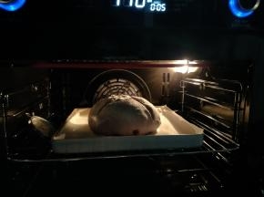 预热烤箱170度，中下层烤23分钟。