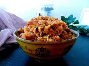 成品图
微辣的口感，超级好吃