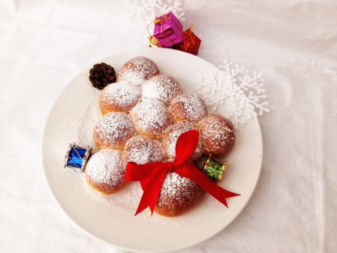 圣诞树面包之一