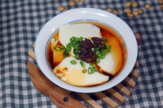 香菇酱内酯豆腐脑