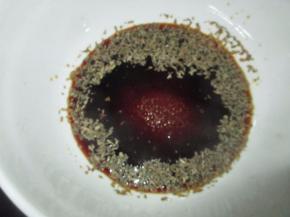 然后用筷子调均匀