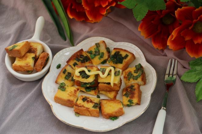 香葱鸡蛋吐司方