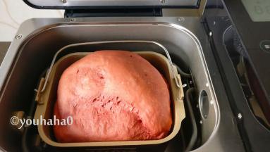 到时间提示音响起，一个大土司出来