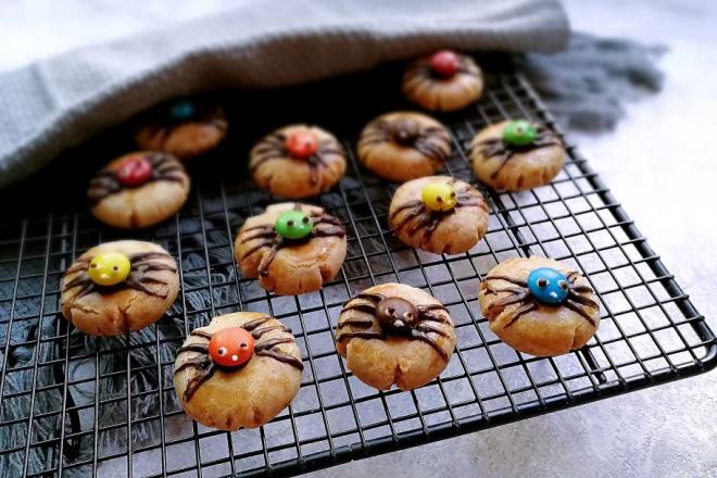 万圣节~蜘蛛饼干