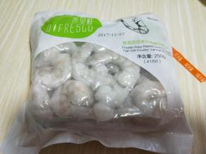 盒马超市买的虾仁，特别大。