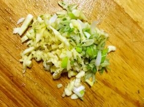 葱姜蒜切末