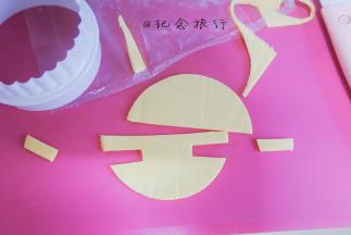 芝士切半圆 做出衣服的