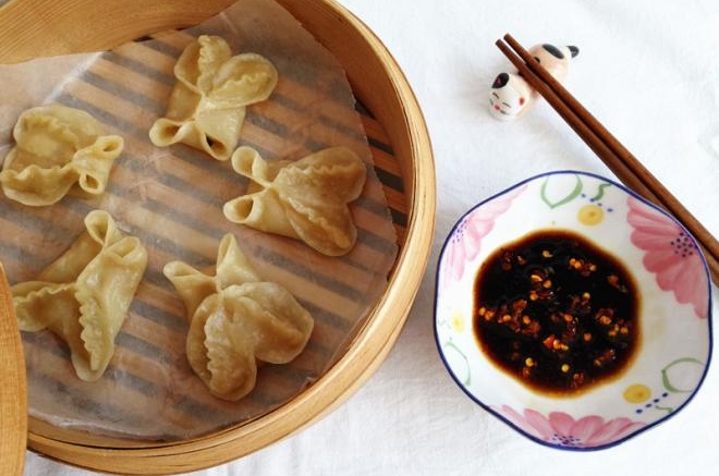 蝴蝶蒸饺
