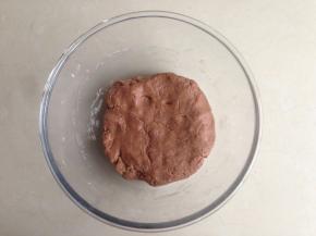 揉成面团，盖上保鲜膜放冰箱冷藏保存30分钟