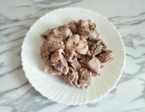 水开后捞出冲洗干净浮沫