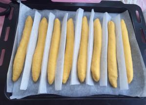 放入烤盘，发酵到1.5-2倍