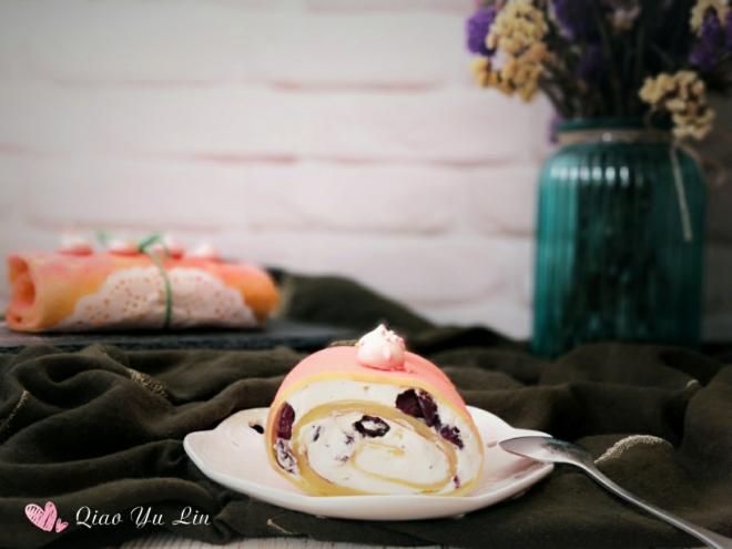 粉红原味毛巾卷